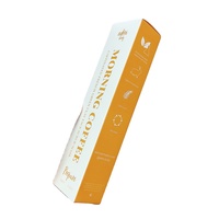 Boîtes en papier durable imprimées de logo personnalisé Tubes de brillant à lèvres transparents avec feuille d'or pour shampoing à l'huile de vernis à ongles et autres cosmétiques