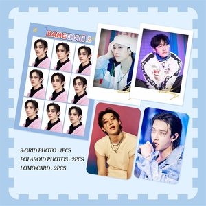 Cartes postales photo 9 grilles de haute qualité, style INS, impression recto-verso, cartes LOMO, cadeau pour les fans d'idoles coréennes FELIX BANGCHAN <span class=keywords><strong>MOMO</strong></span> NAYEON JK <span class=keywords><strong>SANA</strong></span> - Product Image 3