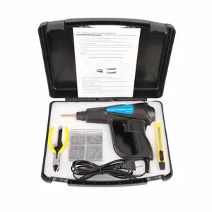 high quality Hot Stapler Portable PVC Car Bumper Repair Heat Pipe Welding Heat Gun Glue Machine Kit