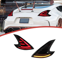 Feu arrière LED à lentille transparente de Style RVB pour Nissan 370z 2013-19 nouvel état feux diurnes accessoires de voiture pour Nissan 370Z