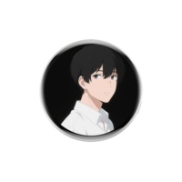 Badge numérique LED en plastique de 1,7 pouces, bouton intelligent portable, épinglette anime, E-badge, pour événements de fans, sacs Ita, cosplay