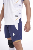 Ensemble de survêtement 100% polyester prêt à expédier, fabrication de vêtements de sport, haute qualité, unisexe, maillots de football, ensembles de maillots de football, logo personnalisé, couleurs