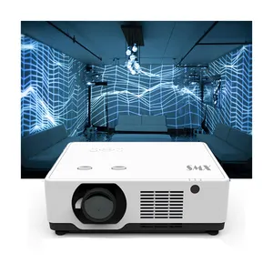 Projecteur professionnel d'extérieur 3LCD avec support 3D Cinema Full HD 7000 lumens laser 4k hd pour la cartographie des grands bâtiments.