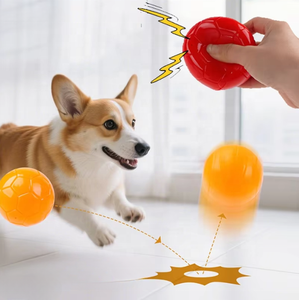 Hot Selling Classic Tpr <span class=keywords><strong>Dog</strong></span> Kauw Speelgoed Piepende Bal Raar Huilend Geluid Verveling Hulp Bijtring Voor Kleine Honden 2025 Bestseller - Product Image 1