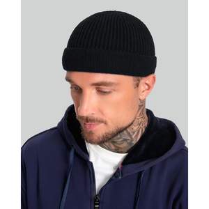 Gorro de Pescador Corto Personalizado, Gorro de Lana para Invierno, Gorra Trucker Tejida Cálida, Unisex, Transpirable, Sin Costuras - Product Image 6