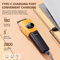 Tondeuse électrique intelligente pour toilettage canin, best-seller transfrontalier, avec affichage numérique, indicateur de batterie et affichage de la vitesse
