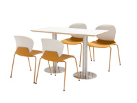 Chaise de salle à manger ergonomique en plastique PP au design moderne, imperméable, légère, écologique et durable pour les cafés, les salons de thé, les bars à domicile