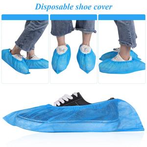 Couvre-chaussures élimination hygiène anti-dérapant antidérapant PP PE tissu non tissé Ppes <span class=keywords><strong>protection</strong></span> pantoufles jetables fonte imperméable - Product Image 3