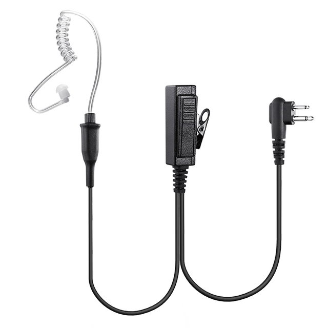 1-Wire Acoustic Tube Earphone Two-Way Radio spy Earpiece with 3.5mm Interface Walkie Talkie