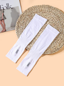 Manicotto <span class=keywords><strong>da</strong></span> ciclismo a <span class=keywords><strong>gamba</strong></span> larga su misura in Nylon a compressione protezione Uv per sport con <span class=keywords><strong>braccio</strong></span> <span class=keywords><strong>da</strong></span> basket in seta di ghiaccio - Product Image 3