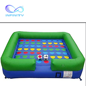 2019 divertido <span class=keywords><strong>twister</strong></span> <span class=keywords><strong>juego</strong></span> de Deportes de aire inflable saltar tornado inflable colchón de seguridad para <span class=keywords><strong>niños</strong></span> y adultos - Product Image 4