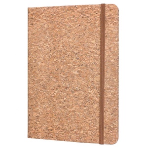 Lange Groothandel Klasgenoot Gelinkte Pagina Houten Cover Notebook Elastische Band A5 Dagboek Kurk Notebook - Product Image 5