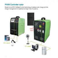 Thuisgebruik Dc Draagbare Off-Grid Solar Generator Systeem 20W 12V 12Ah Solar Generator Draagbare Power Station systeem