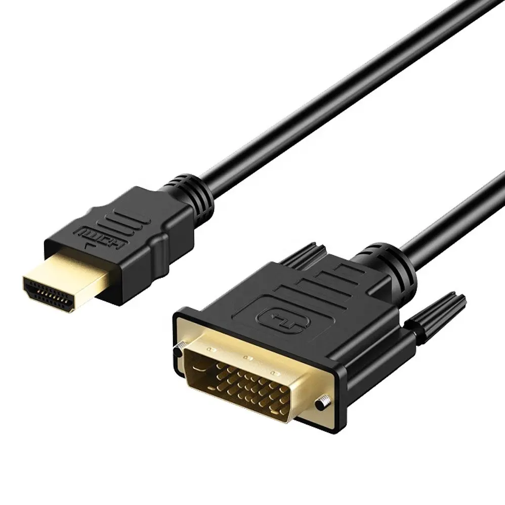 High Speed HDMI Male to DVI 24+1 Male Cable support 1080P Compatible for PS4 PS3 xBox Graphic Card