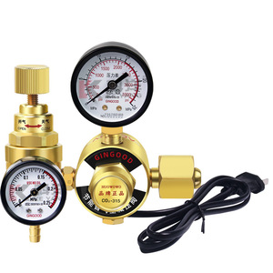 Gingood Co2 Pressure Regulator CO2 315 MIG Welding Machine Pressure Gauge 25 Bar Output - Product Image 1