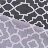 Tissu tricoté imprimé en polyester/spandex 100D, motif géométrique abstrait, respirant, antistatique, extensible, housses de canapé et de chaise