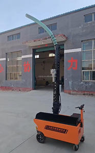 Sử dụng điện chuangyuan bê tông bùng nổ bơm 10m dọc truyền đạt khoảng cách 5 m/h 2 năm bảo hành hiệu quả cao xây dựng - Product Image 4