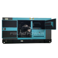Générateur diesel 60 kW 75 kVA à démarrage automatique, monté sur remorque, silencieux, refroidi par eau, alternateur triphasé 50/60 Hz