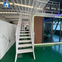 RELYANCE Cabane Apple haut de gamme personnalisée de 30 pieds avec interface solaire, prix de gros abordable, villa empilable