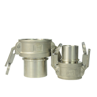 Raccord rapide en acier inoxydable, joint pivotant, accessoire pour camion-citerne, HUATE HT-DF 3 pouces