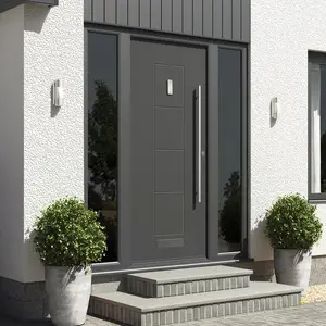 Porte extérieure double de sécurité, livraison gratuite, nouveau design