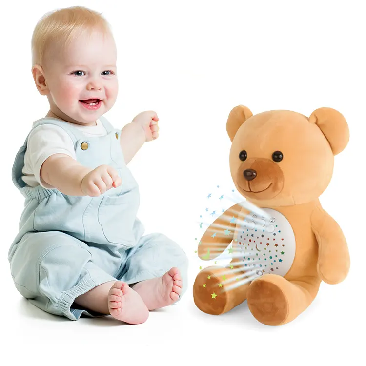 Projector Musical Plush Toys Bear Baby Toddler Stuffed & Plush Toy Animal Other Baby Toys