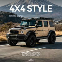 Accesorios para Automóviles, Kit de Carrocería para Mercedes-Benz Clase G W465 W464 G63, Mejora al Estilo 4x4, Piezas de Automóvil de Fibra de Carbono + Metal