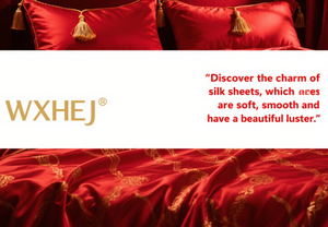 Sábana de cama plana de seda con múltiples opciones de color de lujo de alto grado para dormir bien - Product Image 3