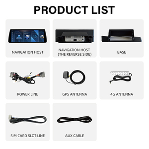 E60 12,3 pulgadas Android Car Screen Navegación GPS WIFI Carplay Android Auto Audio Estéreo Car Dvd Player para Smart <span class=keywords><strong>BMW</strong></span> <span class=keywords><strong>2008</strong></span> - 2010 - Product Image 5