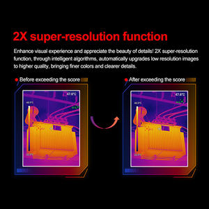 UNI-T UTI380M UTI380MS กล้องถ่ายภาพความร้อนโทรศัพท์มือถือ 400*300 พิกเซล เครื่องถ่ายภาพความร้อน IOS Android โฟกัสแบบแมนนวล ทดสอบความผิดปกติของวงจร PCB L49 - Product Image 3