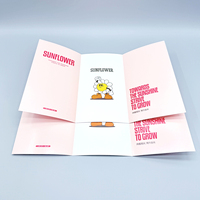 Carton brillant personnalisable Profil d'entreprise Brochure Instructions Manuel Dépliant Service d'impression Produit plié