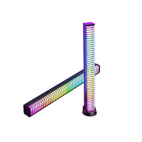 Barre lumineuse LED RGB 32 bits pour écran d'ordinateur de voiture, décoration de jeu, contrôle vocal, lumières rythmiques musicales
