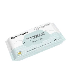 Lingettes pour bébé Frog Princess, emballées individuellement pour les mains et la bouche des nouveau-nés, portables et faciles à transporter, vente en gros pour - Product Image 1