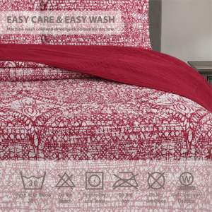 Besta lujo 3 piezas tamaño personalizado bordado geométrico impreso microfibra poliéster relleno colcha acolchado conjunto - Product Image 3