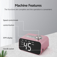 Machine à ongles électrique portable sans balais en aluminium, haute vitesse 40000 tr/min, durable, avec prise UK/US, populaire pour les salons