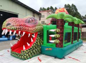 Château <span class=keywords><strong>gonflable</strong></span> commercial KUOYE Dinosaure, combo <span class=keywords><strong>de</strong></span> <span class=keywords><strong>jeux</strong></span> gonflables <span class=keywords><strong>Jurassic</strong></span> avec toboggan pour enfants - Product Image 3