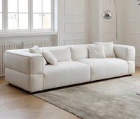 Moderne Wohnzimmermöbel Weißes Modulares Sofa mit Kissen Kompressionsmöbel Kompressionssofa-Set