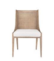 Chaise de salle à manger, siège rembourré doux de style nordique, chaise de dîner, dossier incurvé ergonomique, structure métallique stable, mobilier de loisirs