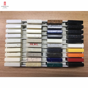 ขายดี ท็อปเคาน์เตอร์สีดำ ดีไซน์สวยงาม หนา 12 มม. ผลิตจากหินเทียมอะคริลิก โซลิดเซอร์เฟซ - Product Image 5