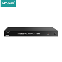 1 In 16 1X16 16 Port Vga Splitter Converter Adaptor Kabel Daya Usb Mikro 1920*1440 Vga Video Splitter untuk Proyektor Pc