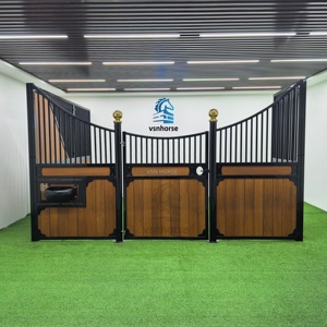 2026 Più Venduto Sistema di Alloggiamento per Cavalli Europeo con Box Frontale a Porta Girevole e Pannelli Metallici Durevoli per Fattorie e Maneggi - Product Image 5