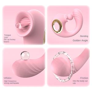 Vrouwelijke Seksspeeltproducten Oplaadbare Tongvormige Dolfijn Likken En Slaan Vibrator G Spot Vibrator - Product Image 5