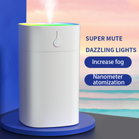 Mini humidificateur d'air ultrasonique portable pour voiture, humidificateur de bureau USB 400 ml, diffuseur d'huiles essentielles, humidificateurs d'air en gros en Chine, prix bas
