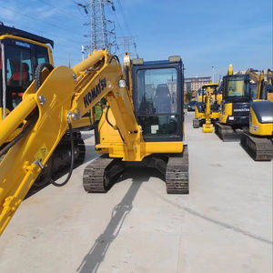 Mini-excavatrice Komatsu Pc56 d'occasion en excellent état, modèle 2022, capacité de la cuve de 0,2 m, utilisation commerciale pour rapport - Product Image 1