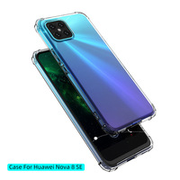 Coque souple en TPU transparente pour Huawei, compatible modèles Honor 30, 30i, 20 Pro, 20s, 10 lite, 9X, Premium, Y9A, Y7 Pro, Y8, Y9, P smart S, Z 2019, Nova, 5t