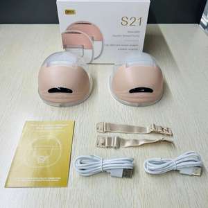 Mamme Personalizzate |   Tiralatte Elettrico Automatico Doppio S21 Senza Fili e a Mani Libere |   Senza BPA PP/Silicone Portatile 3 Modalità 12 - Product Image 6