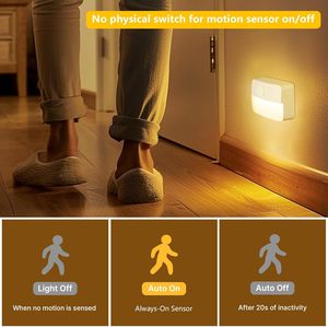 Set <span class=keywords><strong>di</strong></span> 8 Luci Notturne LED con Sensore <span class=keywords><strong>di</strong></span> Movimento, Wireless, a Batteria, per Scale, Armadi, Corridoi, Camere da Letto e Sotto i Mobili - Product Image 3