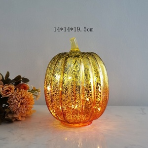 Nouveauté en promotion : Guirlande lumineuse LED en verre en forme de citrouille féerique pour Halloween, Thanksgiving, la Saint-Valentin et les décorations de fêtes - Product Image 3