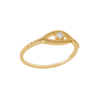 Bague en argent Sterling 925 plaqué or 18k pour homme et femme, bijou turc
