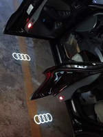 Projecteur de logo LED pour portière, éclairage de bienvenue à effet fantôme, lampe de précaution pour Audi A3 A4 A5 A6 A7 A8 Q5 Q7 8YG947415